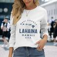 ハワイ ラハイナ マウイ ヴィンテージ ハワイ諸島 サーフ 長袖Tシャツ 彼女への贈り物