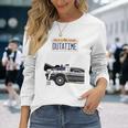 バック・トゥ・ザ・フューチャー Outatime ナンバープレート 長袖tシャツ 長袖Tシャツ 彼女への贈り物
