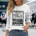 ヒップホップアーティストカセットtシャツ オールドスクールラップtシャツ 長袖Tシャツ 彼女への贈り物