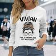 ビビアン ノーマルガールと同じ Just Much Cooler ガールネーム 長袖Tシャツ 彼女への贈り物
