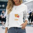 フランスのj'peux Pas J'ai Cidre Cider Lovers 長袖Tシャツ 彼女への贈り物