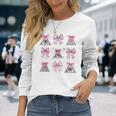 フリーメイソン フリーメイソン フリーメイソン ガール コケット リボン ピンク ママ 長袖Tシャツ 彼女への贈り物