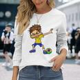 ブラジル国旗 Braziloccer Flag ブラジル代表サッカー 長袖Tシャツ 彼女への贈り物