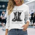 ブーツ&ブレースシャツ 反人種族のスキン スキンヘッド 長袖Tシャツ 彼女への贈り物