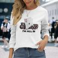 ポーカーエース、I Am All In 長袖Tシャツ 彼女への贈り物