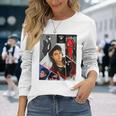 マイケルジャクソン 021 バックプリント 長袖Tシャツ 彼女への贈り物