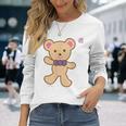 メルちゃんのおともだち くまさん Bigプリント 長袖Tシャツ 彼女への贈り物