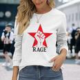 レイジ・アゲインスト・ザ・ミュージック ヴィンテージ クラシック マシンスタイル 長袖Tシャツ 彼女への贈り物