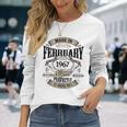 ヴィンテージ還暦伝説 1967年2月 60歳の贈り物 長袖Tシャツ 彼女への贈り物