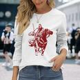 中国三国志将 関羽 関雲昌 長袖Tシャツ 彼女への贈り物