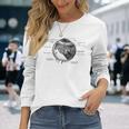 人間の目 目玉 ヴィンテージ 解剖学 長袖Tシャツ 彼女への贈り物