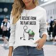 庭師、植物 長袖Tシャツ 彼女への贈り物