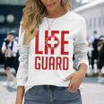 救命救急救命士のライフセーバー Lifeguard 長袖Tシャツ 彼女への贈り物