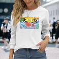 日本 大漁旗 今日はおめでたい 長袖Tシャツ 彼女への贈り物