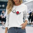 日輪・月輪 長袖Tシャツ 彼女への贈り物