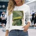月の毛虫、ビンテージ昆虫画、ルナの幼虫 M 長袖Tシャツ 彼女への贈り物