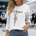 気まぐれな人魚 長袖Tシャツ 彼女への贈り物