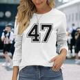 番号47 長袖Tシャツ 彼女への贈り物