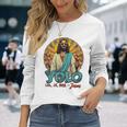 面白いキリスト復活祭の日イエス 長袖Tシャツ 彼女への贈り物