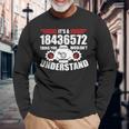 18436572のことだよ君にはわからないだろうけど面白い8 長袖Tシャツ 高齢者への贈り物