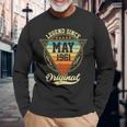 1961年5月以来のヴィンテージ65歳の誕生日レジェンド 長袖Tシャツ 高齢者への贈り物