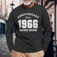 1966年記念 誕生日 還暦祝い 西暦1966年 昭和41年お祝い 長袖Tシャツ 高齢者への贈り物