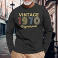 1970年 誕生日プレゼント レトロ バースデー ヴィンテージ 1970年 オリジナルパーツ 長袖Tシャツ 高齢者への贈り物