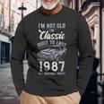39歳の誕生日 1987年クラシックカー 長袖Tシャツ 高齢者への贈り物