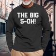 50歳の誕生日シャツ 長袖Tシャツ 高齢者への贈り物