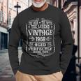 57 歳の誕生日プレゼント ヴィンテージ 1968 男性 面白い 57 歳 1968 長袖tシャツ 長袖Tシャツ 高齢者への贈り物