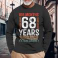 68歳の誕生日プレゼント 68歳 816ヶ月 レトロ ヴィンテージ 長袖Tシャツ 高齢者への贈り物