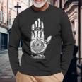 Alleeing Eye タトゥー イルミナティ 陰謀 グランジ 美的 長袖Tシャツ 高齢者への贈り物
