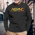 Async Backroom Research Creepypasta リミナル アナログホラー 長袖Tシャツ 高齢者への贈り物