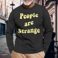 Awesome People Aretrangeong 歌詞にインスパイアされた 長袖Tシャツ 高齢者への贈り物