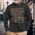 Awesomeince 1977 47Th Birthday Born In 1977 47 Years Old 長袖Tシャツ 高齢者への贈り物