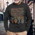 Awesomeince 1978 46Th Birthday Born In 1978 46 Years Old 長袖Tシャツ 高齢者への贈り物