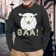 Baa 羊 長袖Tシャツ 高齢者への贈り物