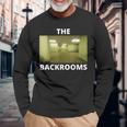 The Backrooms Creepypasta Memeへようこそ 長袖Tシャツ 高齢者への贈り物