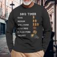 Bbqスモーカー Bbqタイマー 希少豚カルビ プルドポーク ブリスケット 長袖Tシャツ 高齢者への贈り物