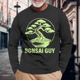 Bonsai Guy Penjing Penzai Bonsai 盆栽 長袖Tシャツ 高齢者への贈り物