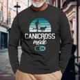 Canicross Runner 犬 トレイルランニング 長袖Tシャツ 高齢者への贈り物