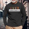 Celebrate Diversity ミニチュアピンシャー犬 長袖Tシャツ 高齢者への贈り物