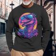 Cool Utahraptor Graphic Dinosaur Dino Lover 長袖Tシャツ 高齢者への贈り物