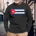 Cuban Flag Cuba Miamipanish Cuban 長袖Tシャツ 高齢者への贈り物