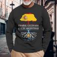 Cultivado スペイン語 アルゼンチン 長袖Tシャツ 高齢者への贈り物
