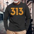 Detroit 313 長袖Tシャツ 高齢者への贈り物
