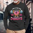 I Do It For Dorut ウエイトリフティング ジム ワークアウト フィットネス エクササイズ 長袖Tシャツ 高齢者への贈り物