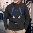 Dreamworks ドラゴンズ トゥースレス ナイトフューリー ビッグフェイス コスチューム 長袖Tシャツ 高齢者への贈り物