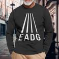 Eadg 4弦 ベースギタープレーヤー ベーシストパースペクティブ 長袖tシャツ 長袖Tシャツ 高齢者への贈り物