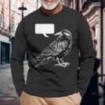 Edgar Allan Poe Nevermore Open To Interpretation Raven シャツ 長袖Tシャツ 高齢者への贈り物